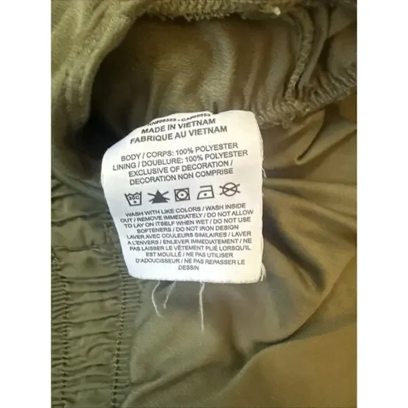 Nike Dri Fit Shorts Womens Sz Med Green Lined Activewear - Picture 4 of 4